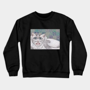 Kissy Cats - Fuzzy Crewneck Sweatshirt